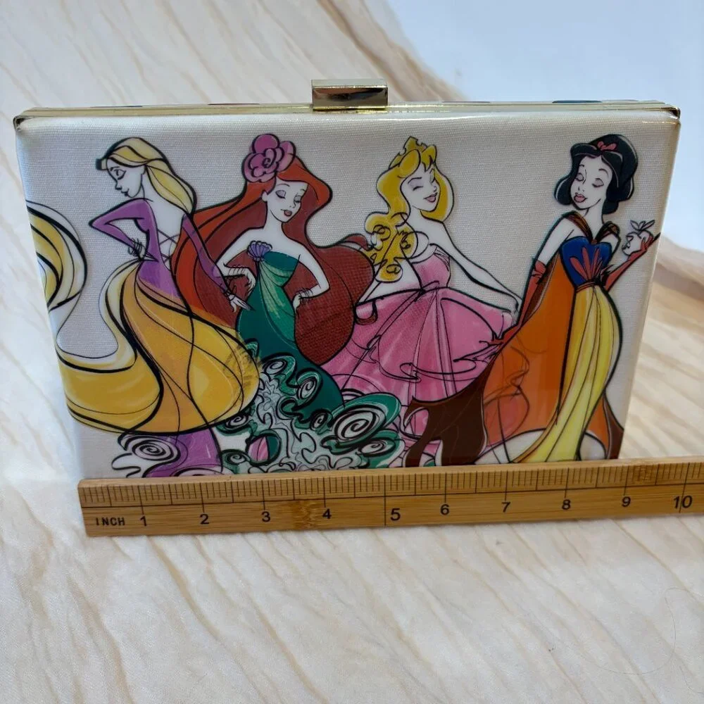 Vintage Licensed‎ Disney Art Nouveau Princess Clutch - *RARE